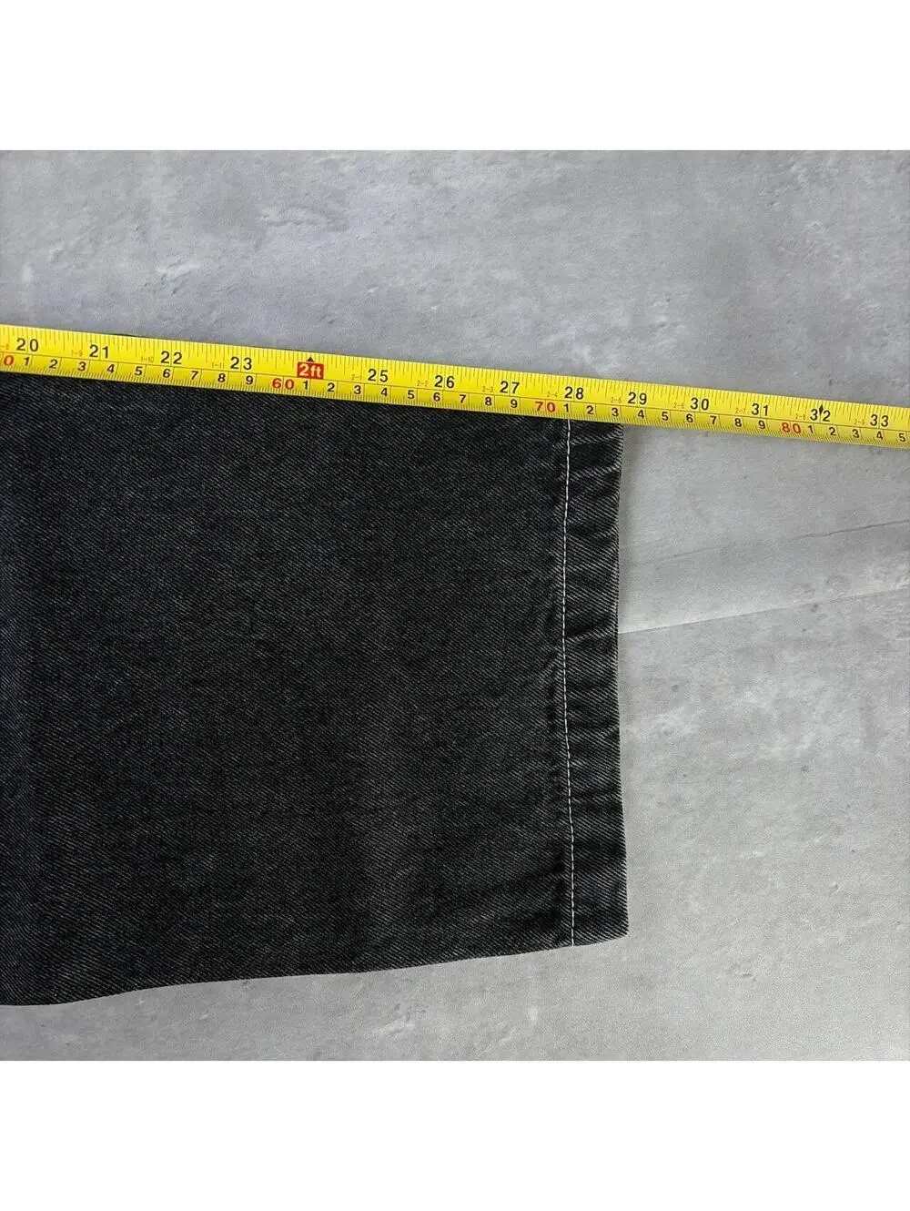 Y2K Black Empyre Grunge Baggy Skater Cargo Denim Jeans